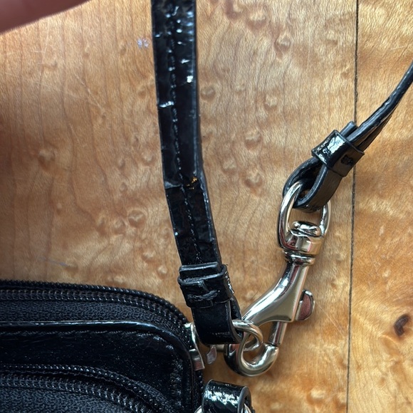 Coach  Black and White Wristlet - Picture 8 of 8